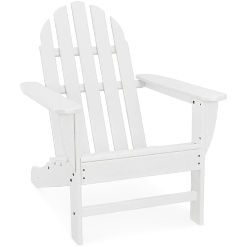 Cape Soleil, Verde Modern Adirondack Chair in White